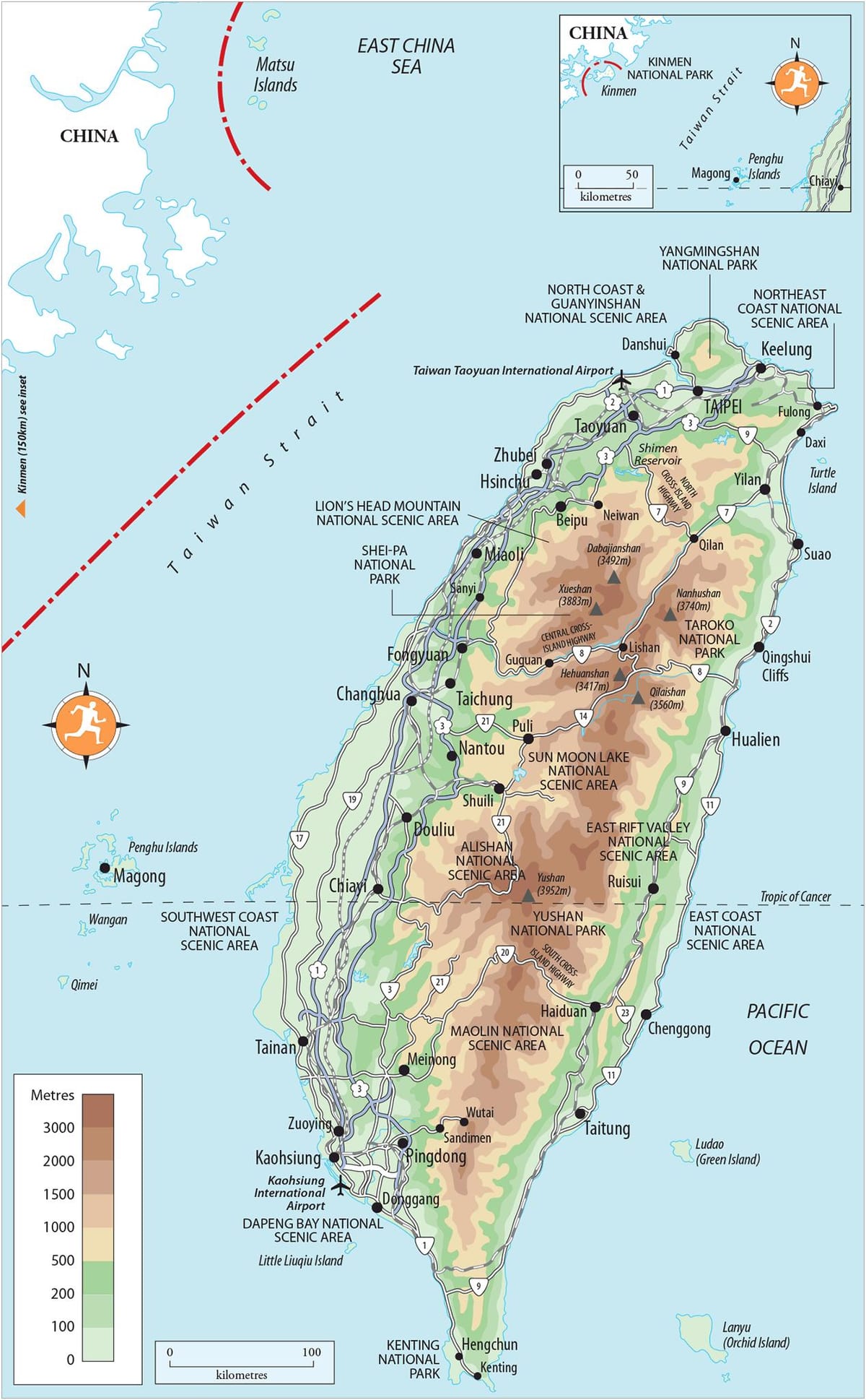 नक्शे के kenting ताइवान