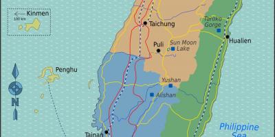 ताइपे ताइवान नक्शा स्थान