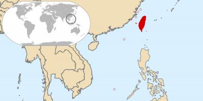 ताइवान वैश्विक मानचित्र