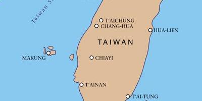 ताइवान अंतरराष्ट्रीय हवाई अड्डे का नक्शा